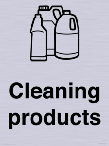 Dementia Cleaning products sign